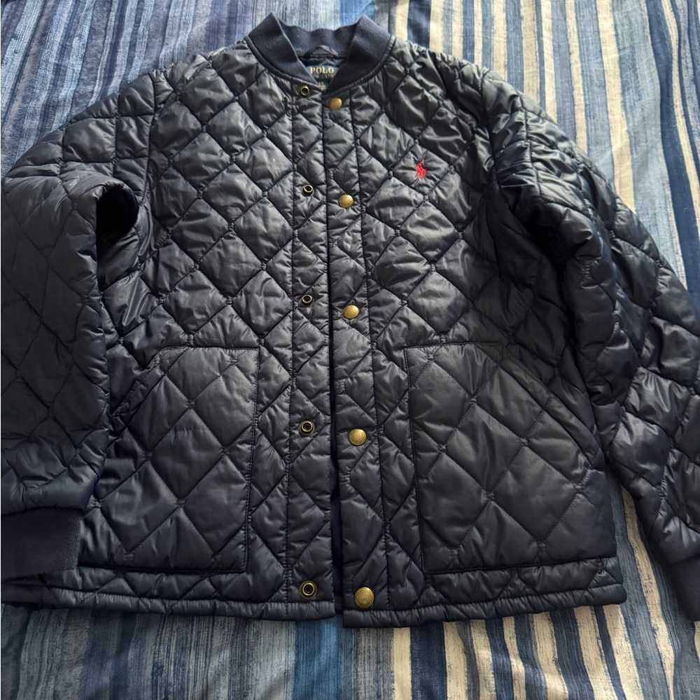 Ralph Lauren Kids Quilted Jacket in Navy